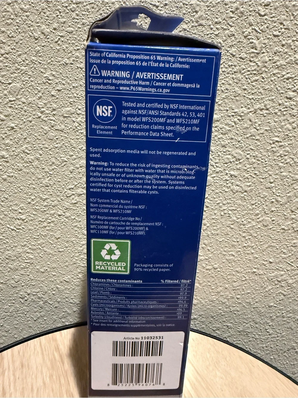 Bosch UltraClarity Pro Water Filter-BORPLFTR55 11032531 - never used